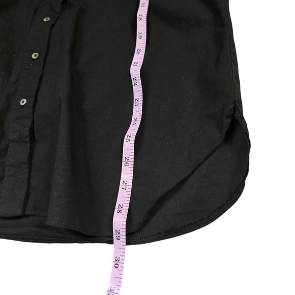 Kayra tunic frills eyelet size 38 6 small black - Picture 6 of 6